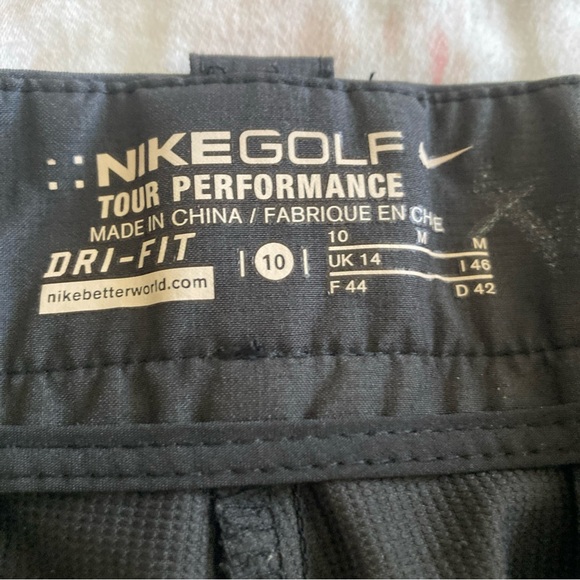 Sz 10 Nike Repel Active Golf Pants Black - Picture 3 of 11